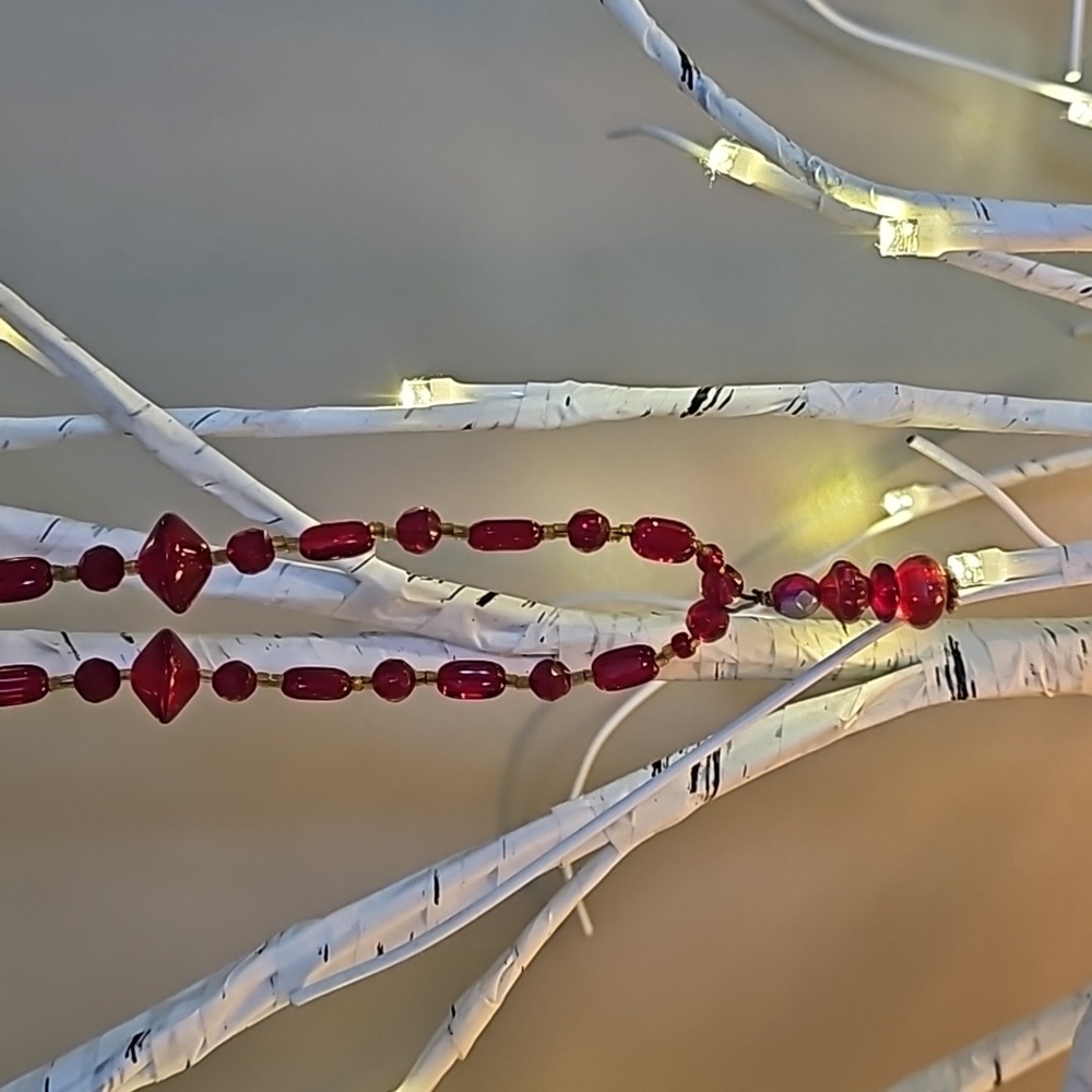 Handcrafted Y necklace vintage